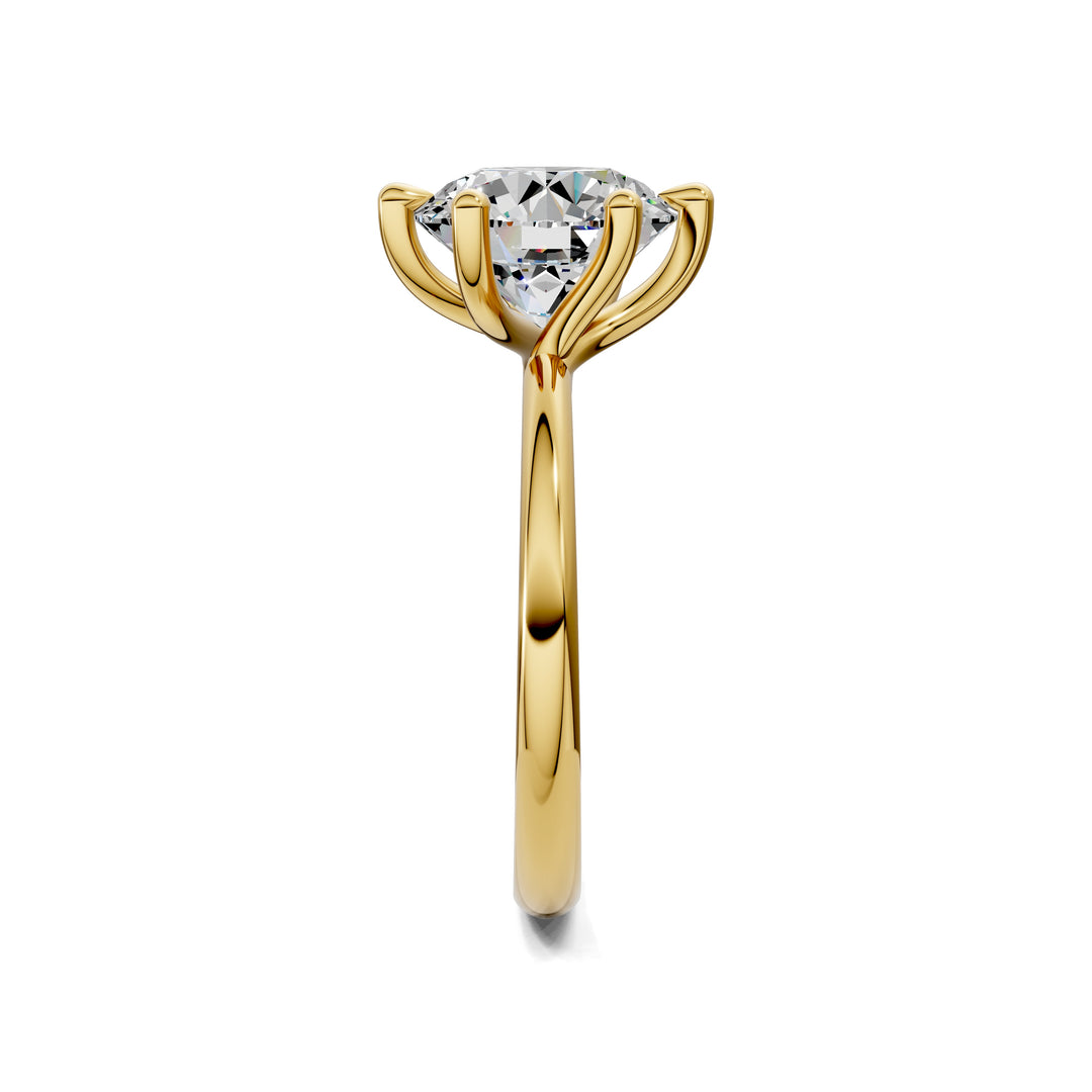 Alexis Floral Basket  Engagement Ring