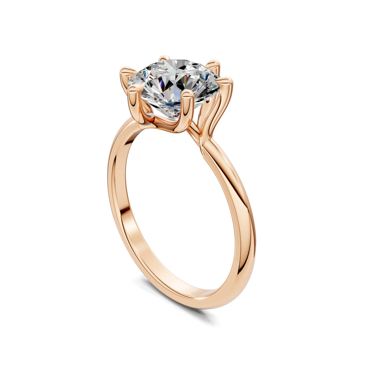 Alexis Floral Basket  Engagement Ring
