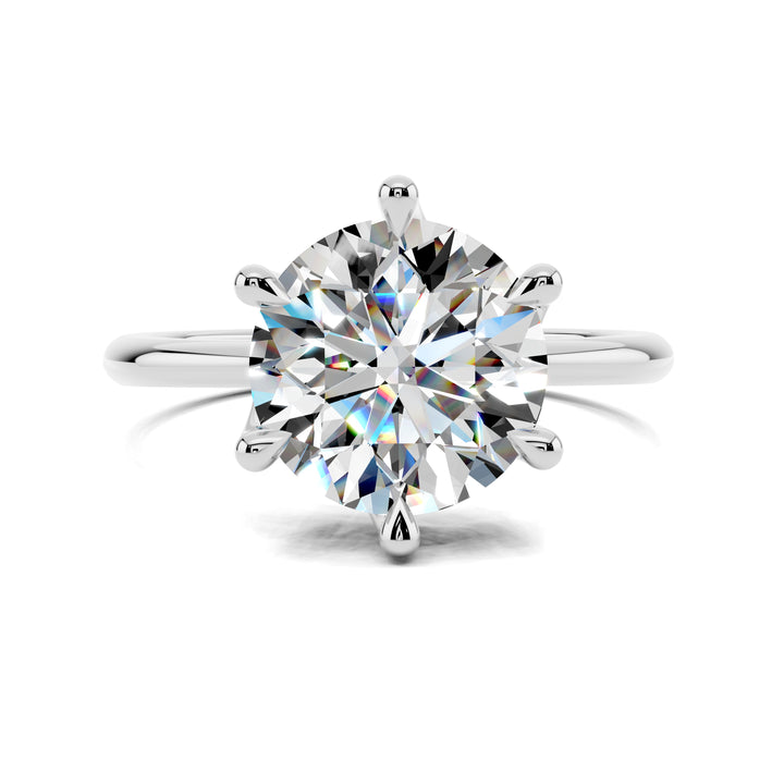 Alexis Floral Basket  Engagement Ring