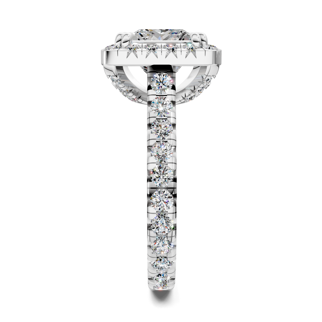Kiana Halo Cathedral Ring