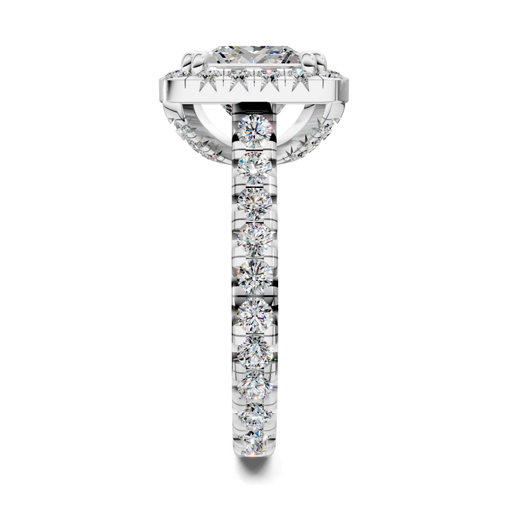 Kiana Halo Cathedral Ring