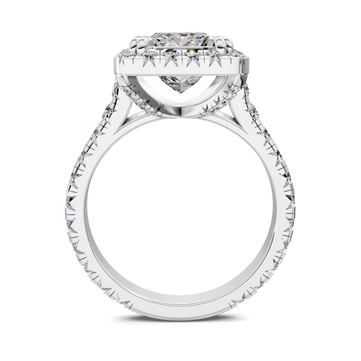 Kiana Halo Cathedral Ring