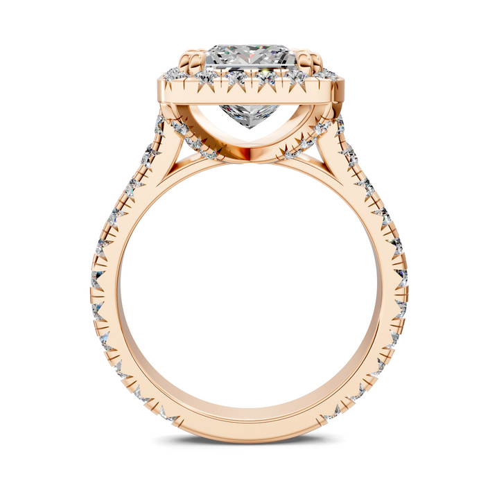 Kiana Halo Cathedral Ring