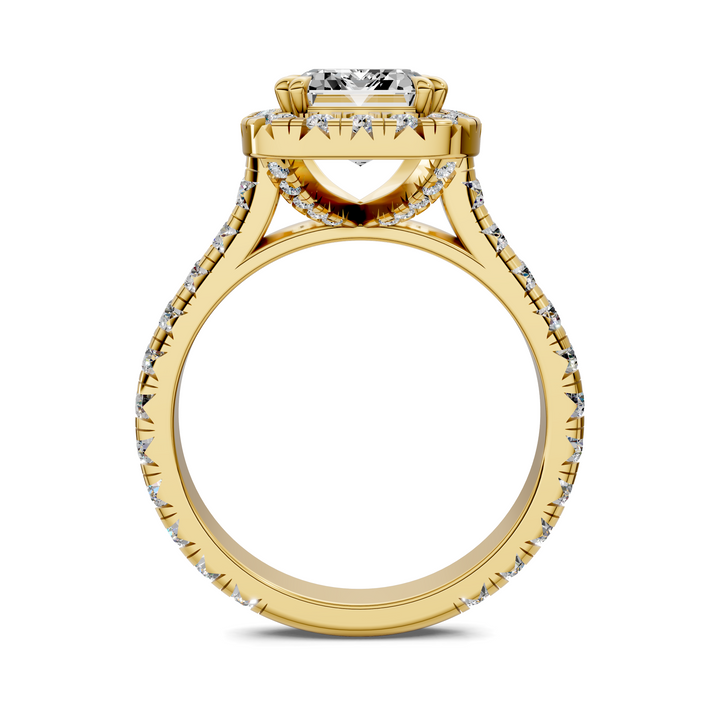 Kiana Halo Cathedral Ring
