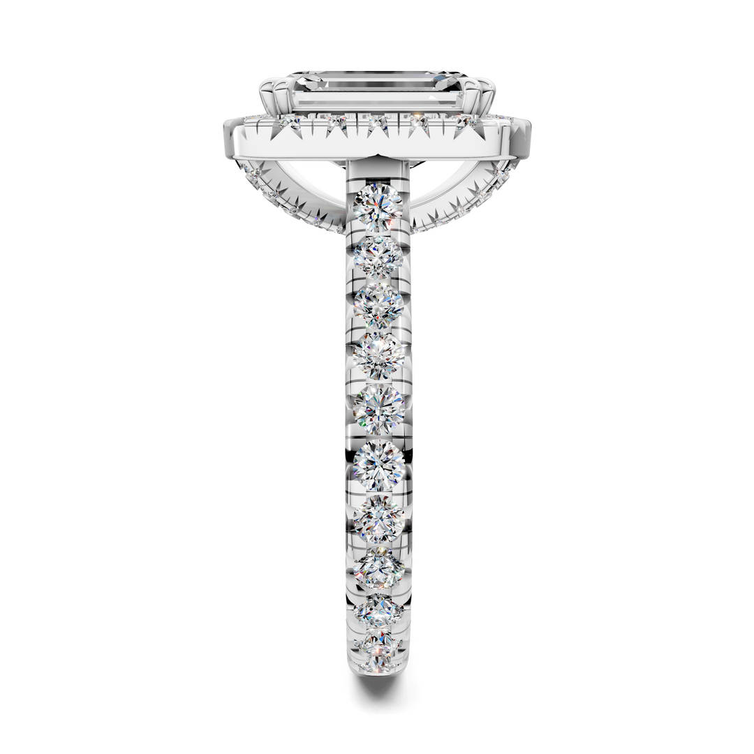 Kiana Halo Cathedral Ring