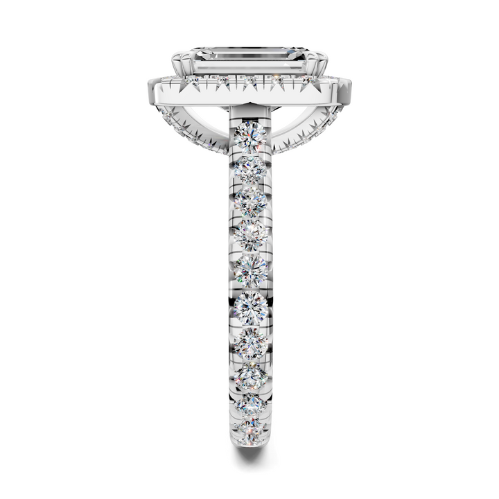 Kiana Halo Cathedral Ring