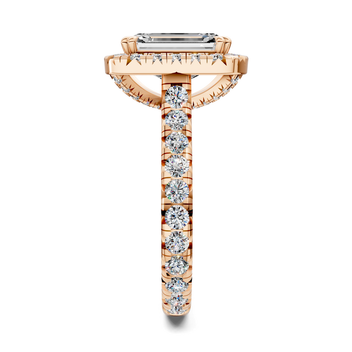 Kiana Halo Cathedral Ring
