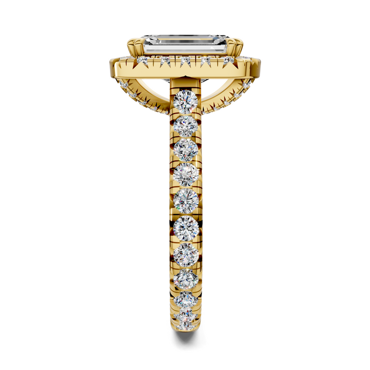 Kiana Halo Cathedral Ring