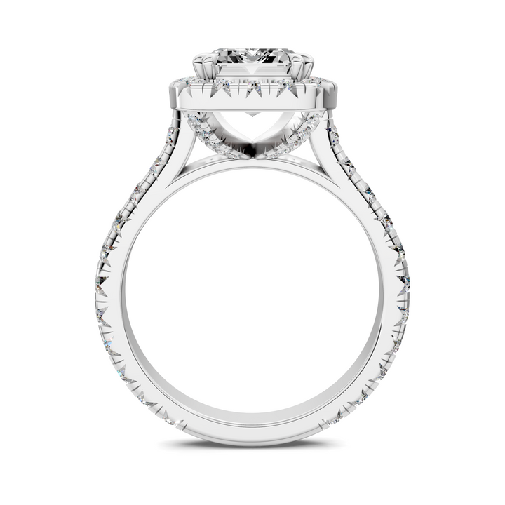 Kiana Halo Cathedral Ring