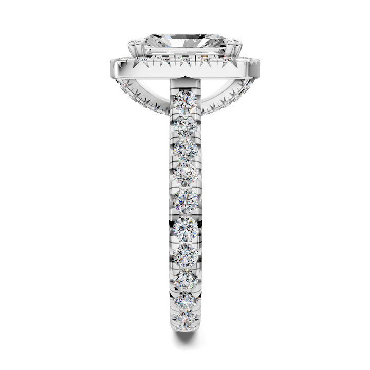 Kiana Halo Cathedral Ring