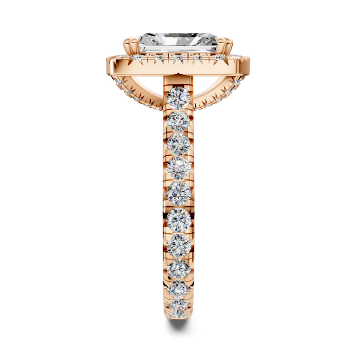 Kiana Halo Cathedral Ring