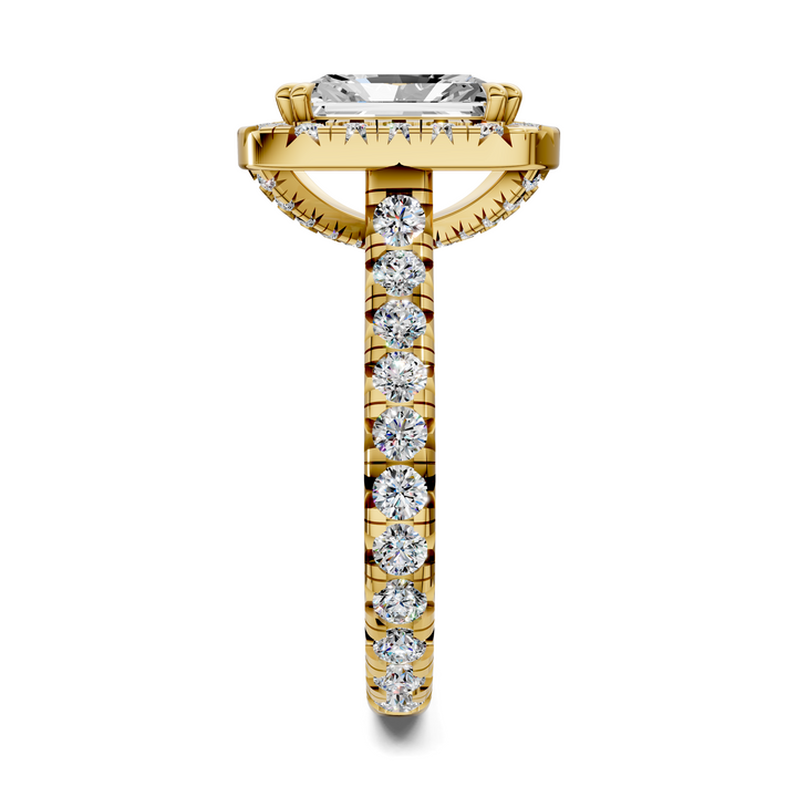 Kiana Halo Cathedral Ring