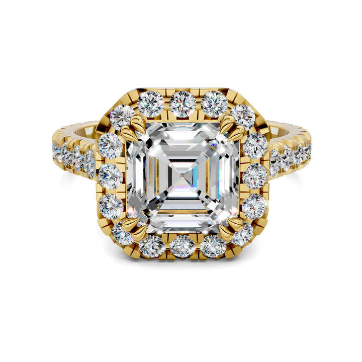 Kiana Halo Cathedral Ring