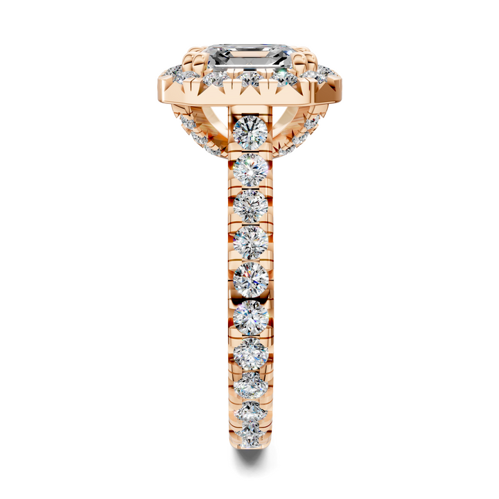 Kiana Halo Cathedral Ring