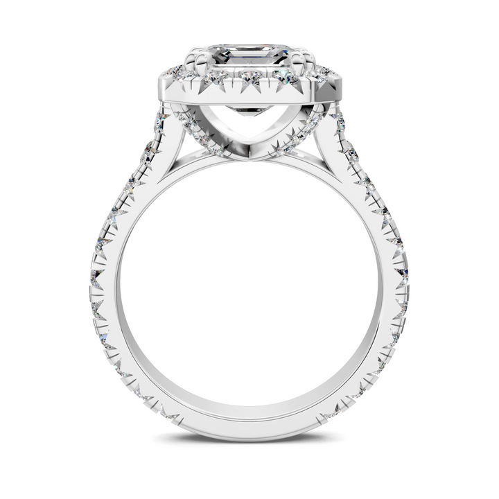 Kiana Halo Cathedral Ring