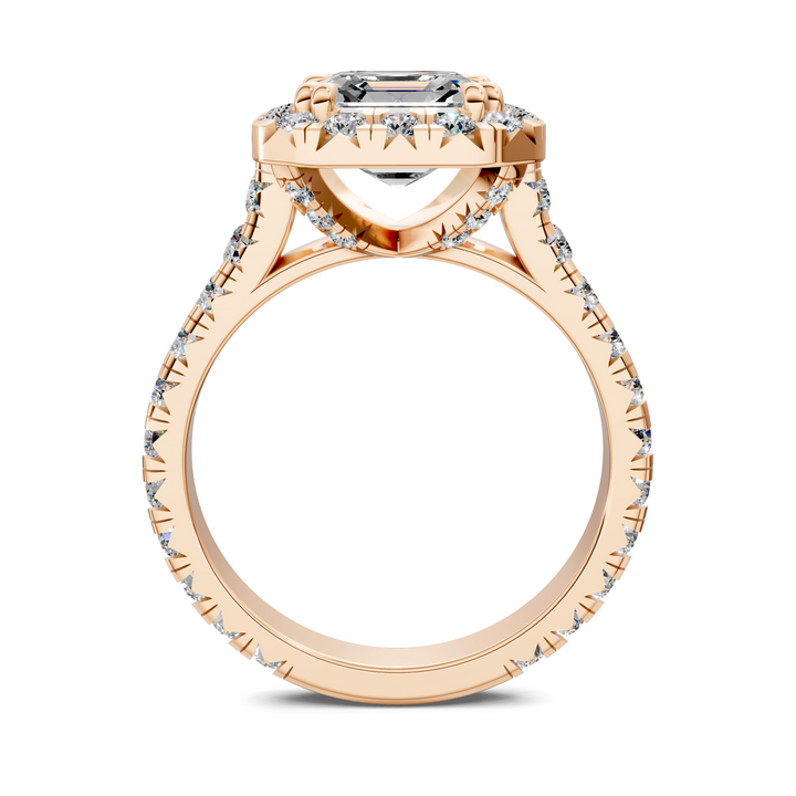 Kiana Halo Cathedral Ring
