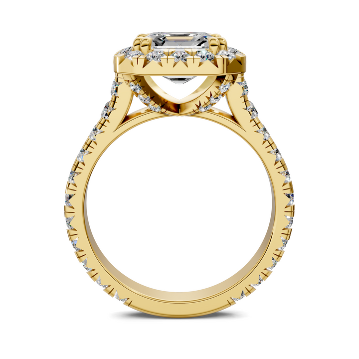 Kiana Halo Cathedral Ring