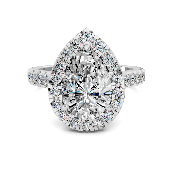 Kiana Halo Cathedral Ring