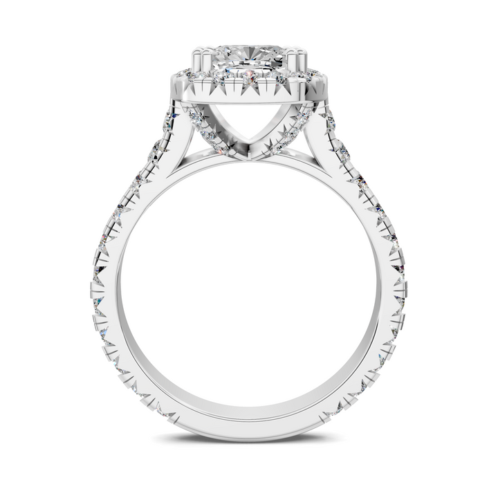 Kiana Halo Cathedral Ring
