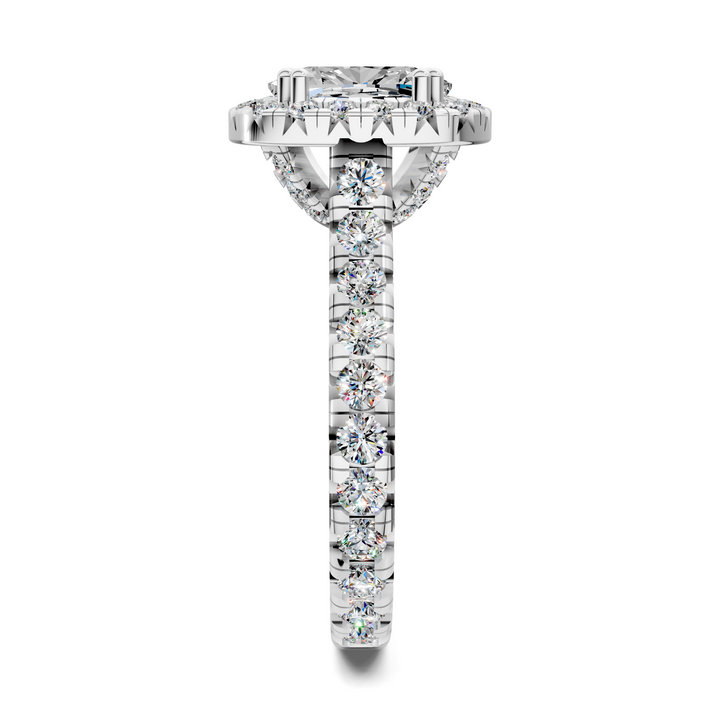 Kiana Halo Cathedral Ring