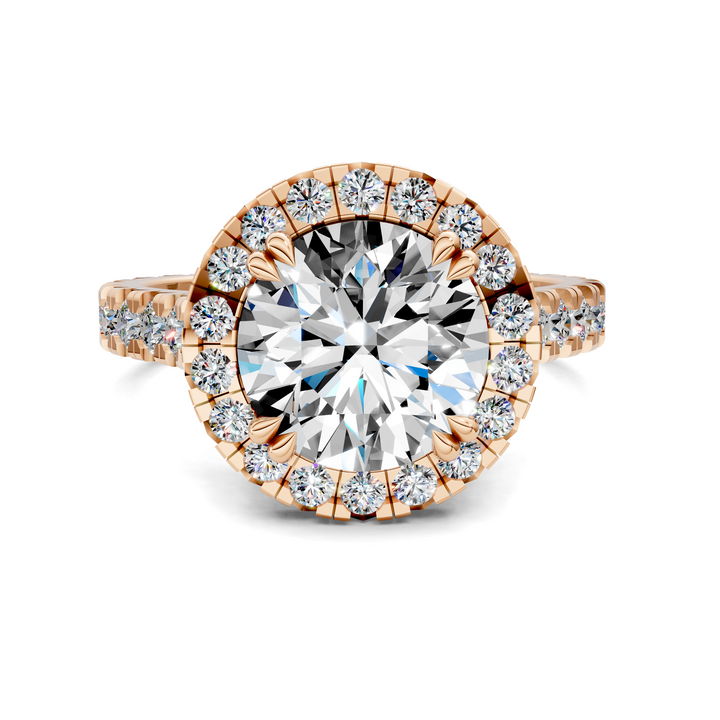 Kiana Halo Cathedral Ring