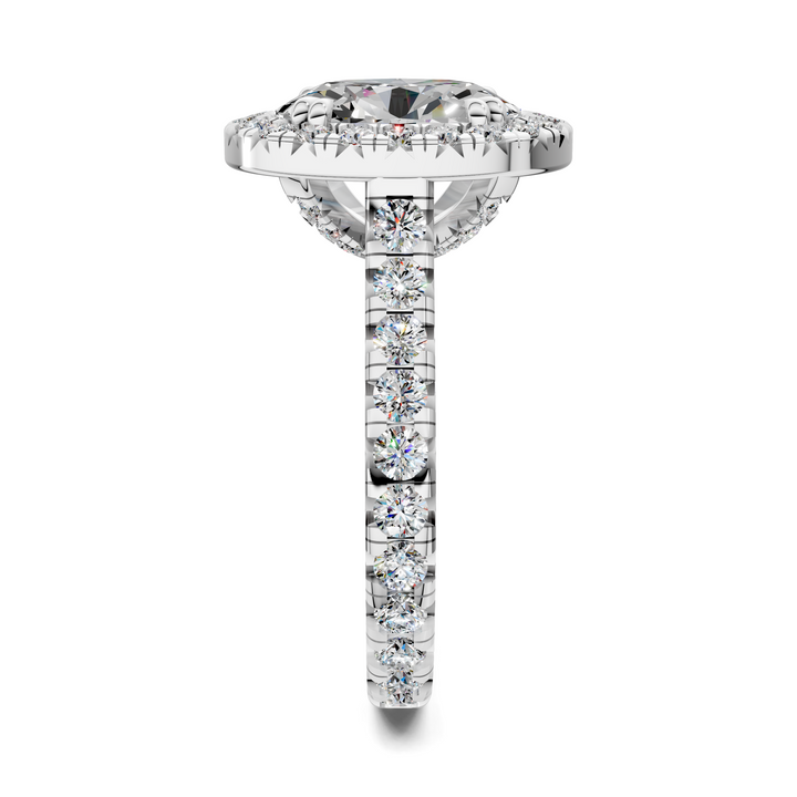 Kiana Halo Cathedral Ring