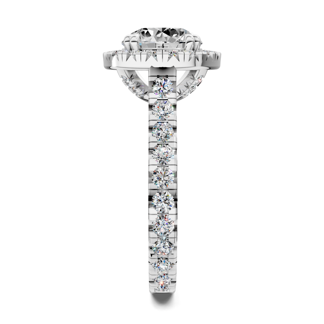 Kiana Halo Cathedral Ring
