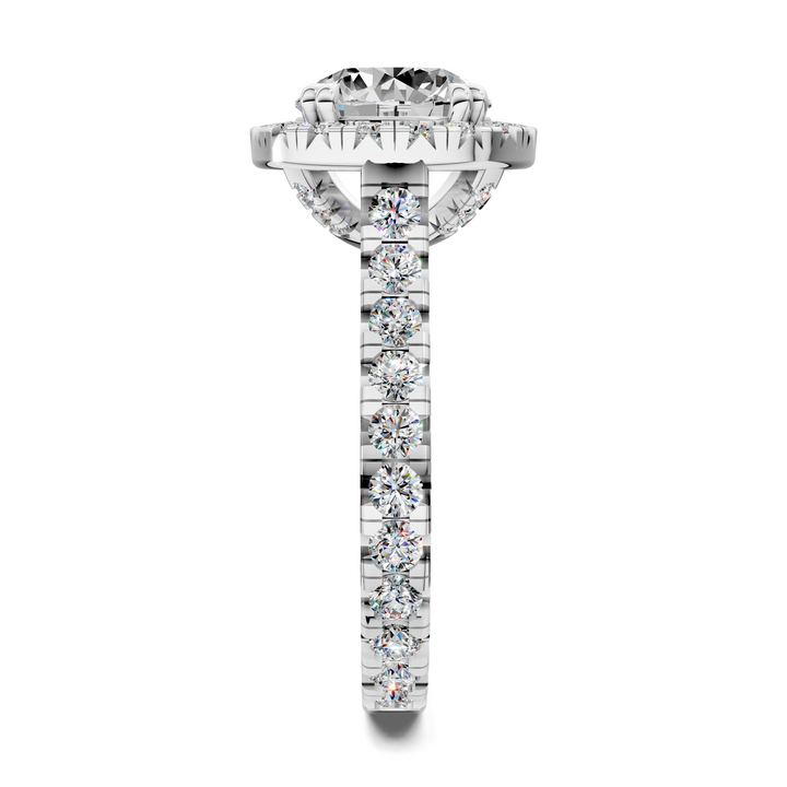 Kiana Halo Cathedral Ring