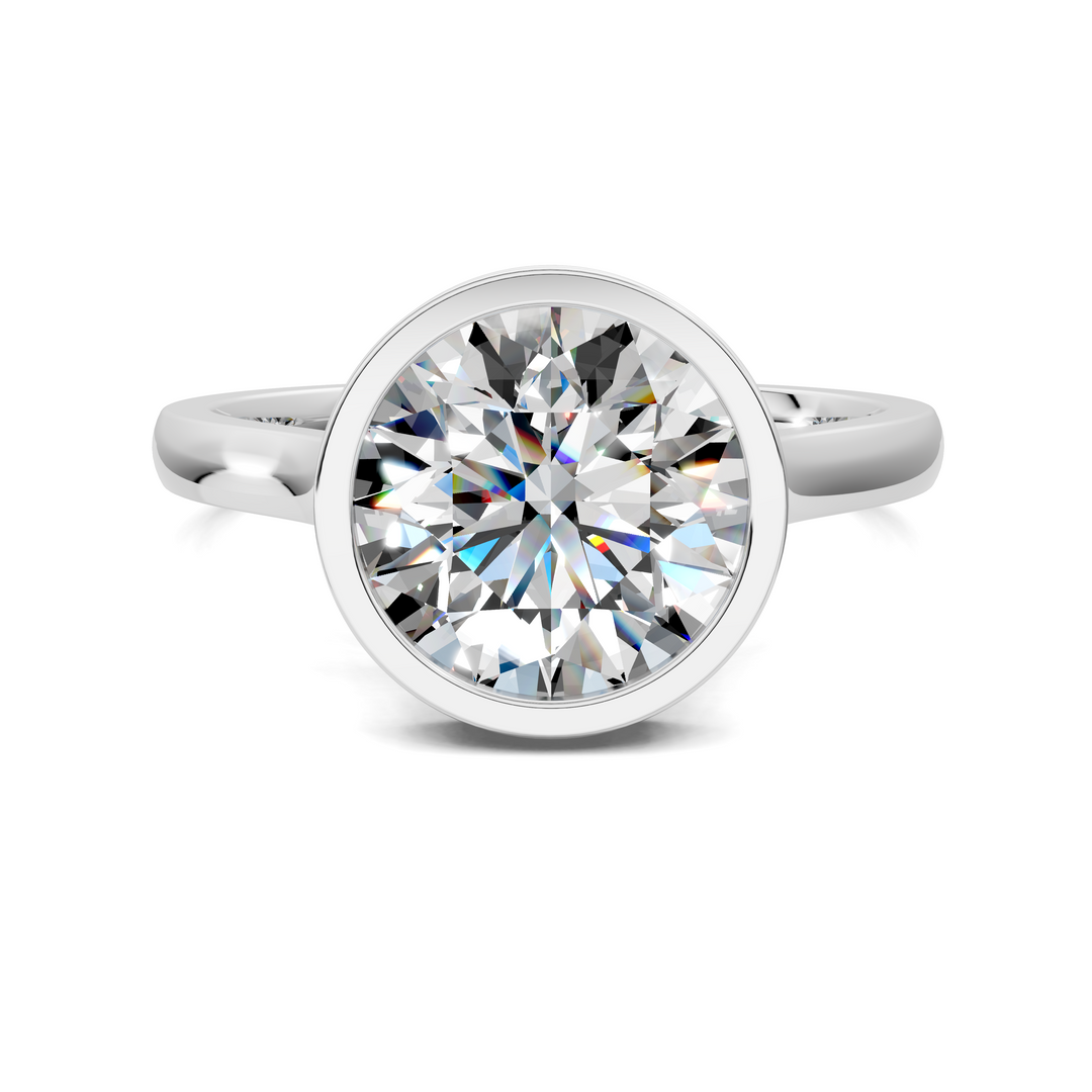 Jazmin Bezel Halo Ring