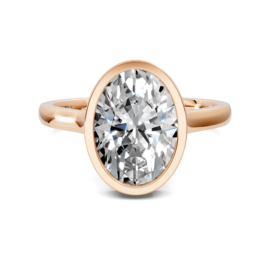 Jazmin Bezel Halo Ring
