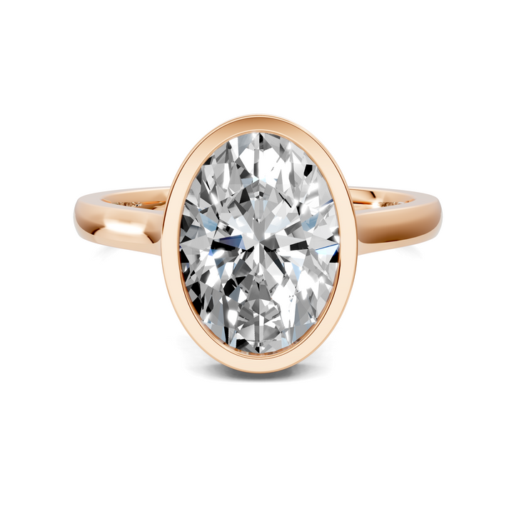 Jazmin Bezel Halo Ring