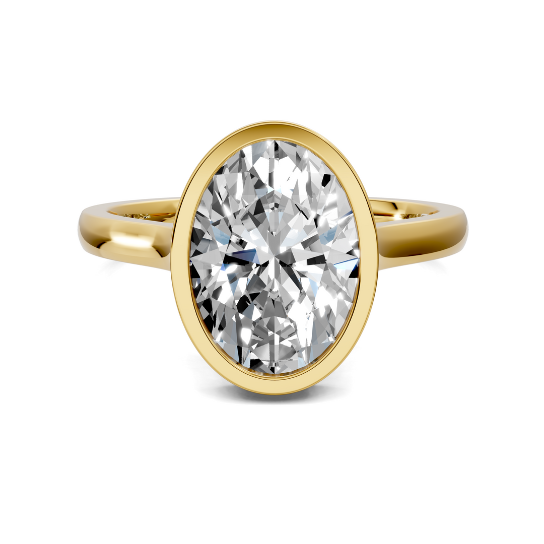 Jazmin Bezel Halo Ring