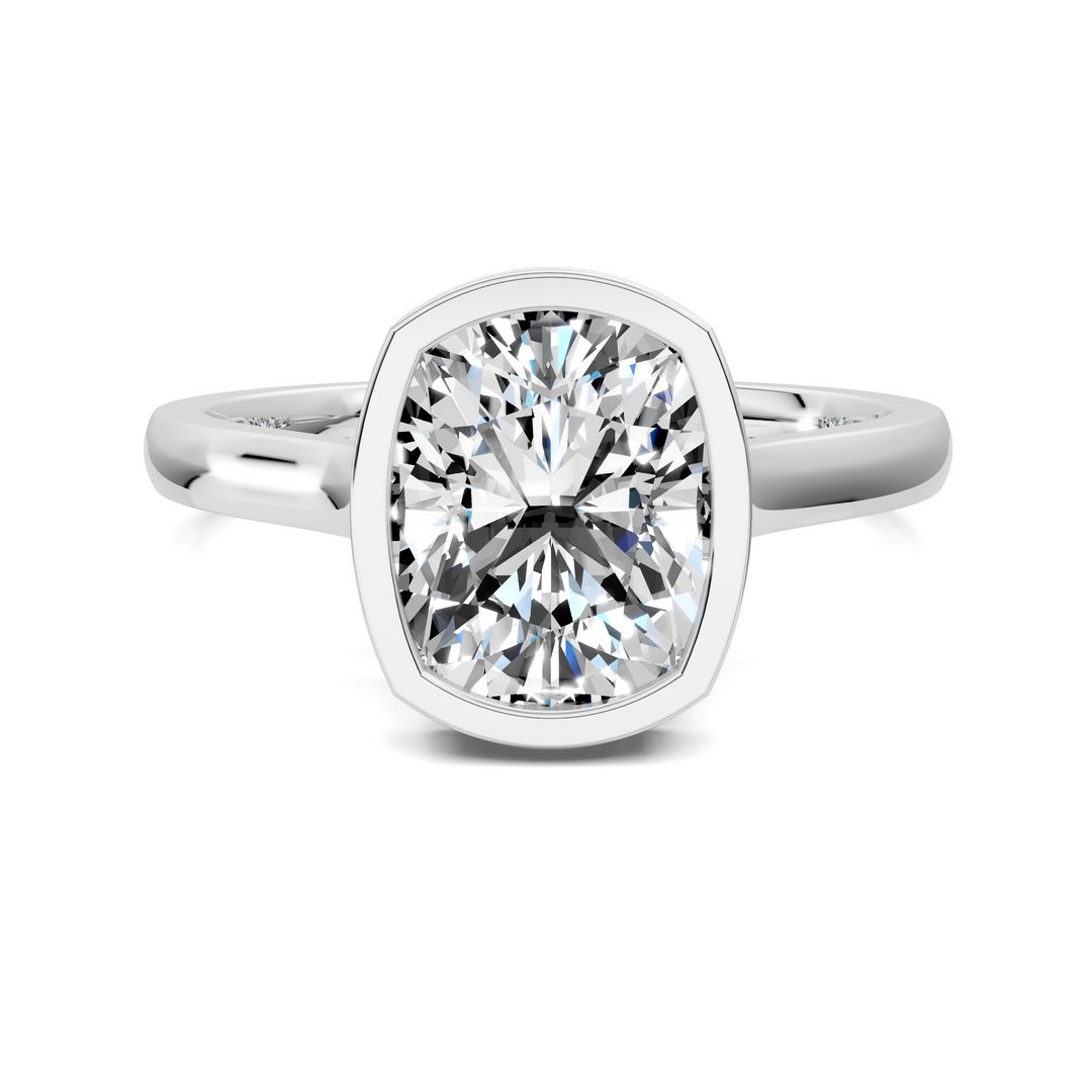 Jazmin Bezel Halo Ring