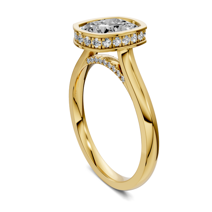Jazmin Bezel Halo Ring