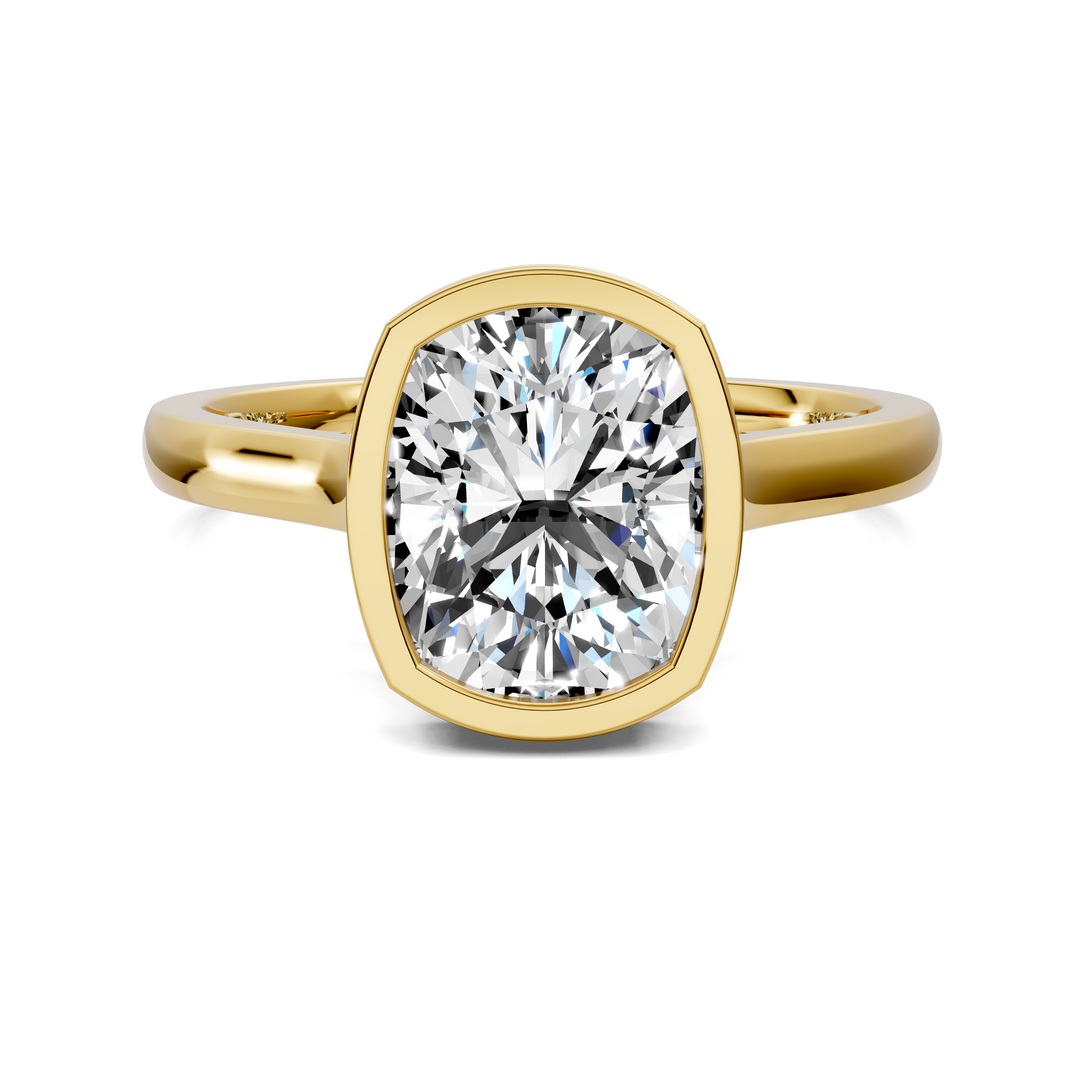 Jazmin Bezel Halo Ring