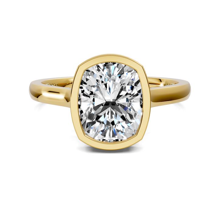 Jazmin Bezel Halo Ring