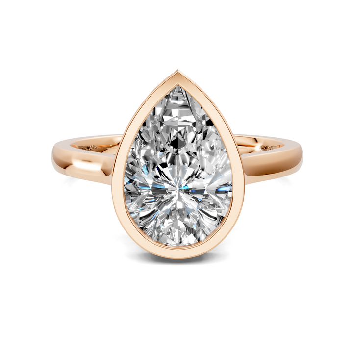 Jazmin Bezel Halo Ring
