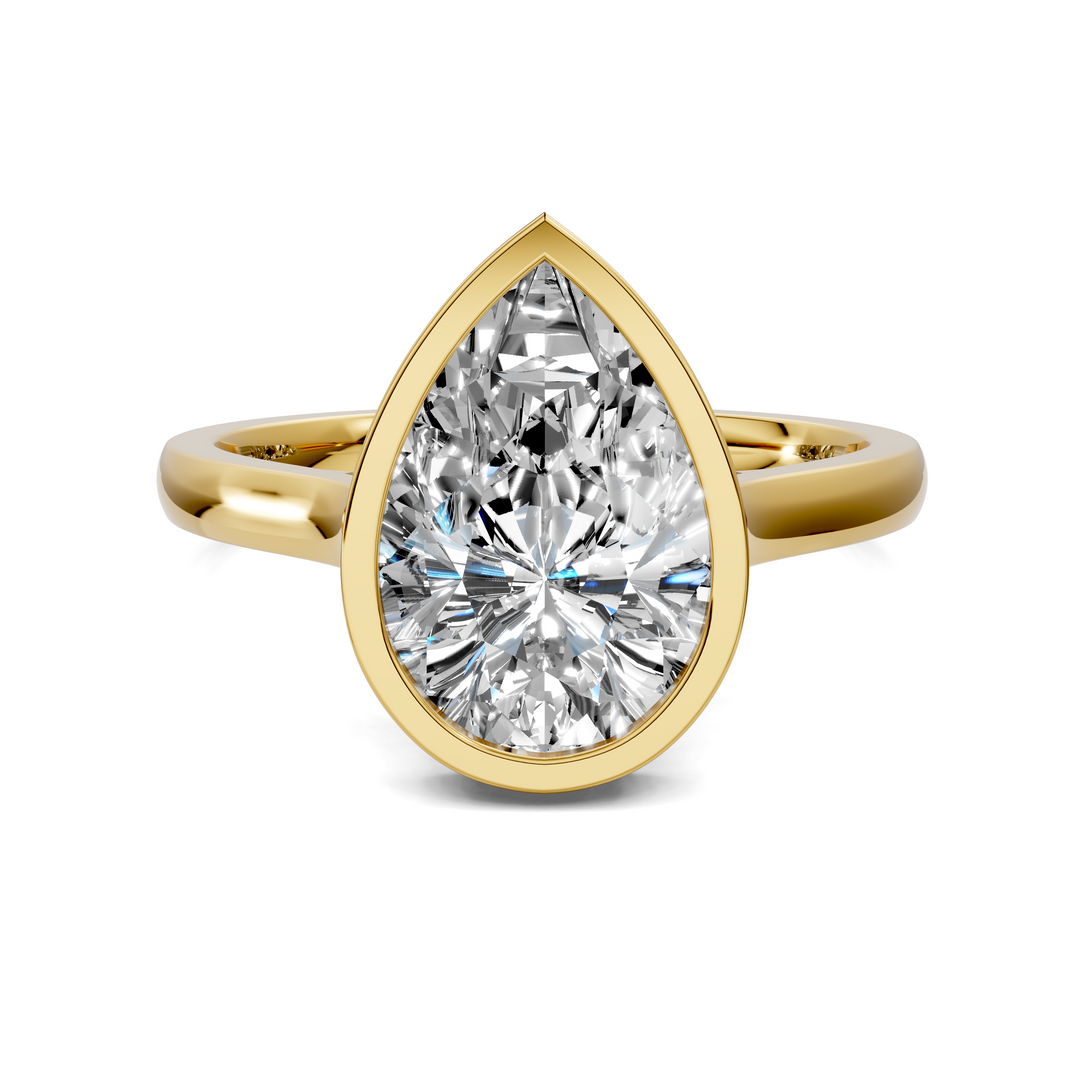 Jazmin Bezel Halo Ring
