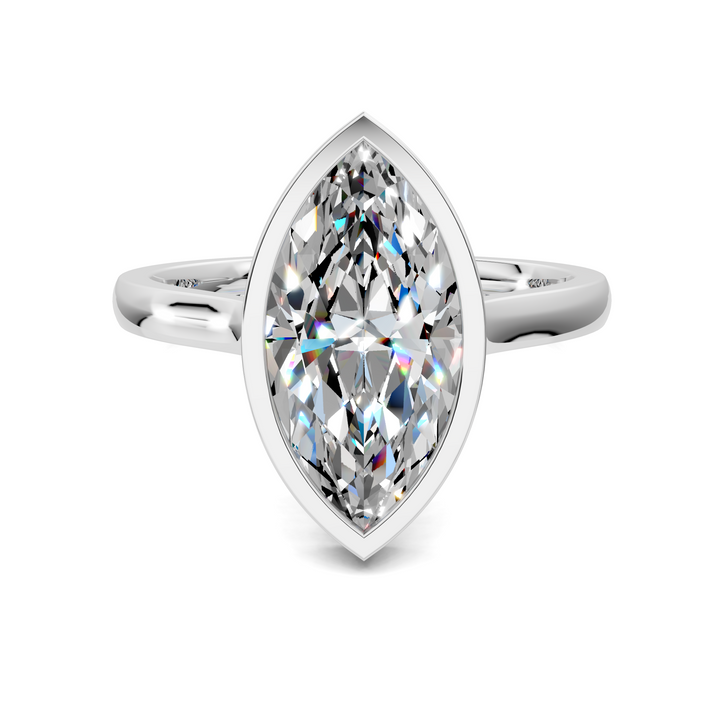 Jazmin Bezel Halo Ring