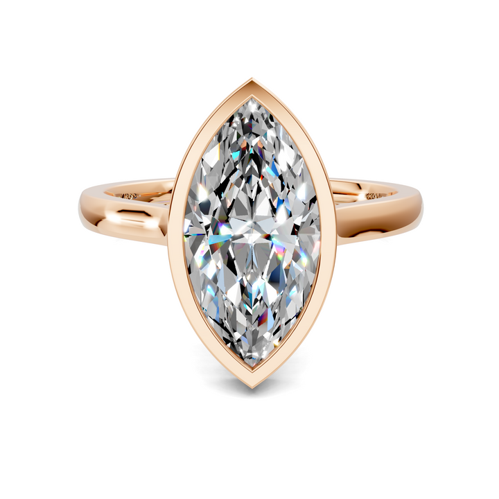 Jazmin Bezel Halo Ring