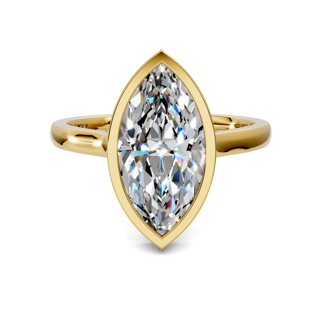 Jazmin Bezel Halo Ring
