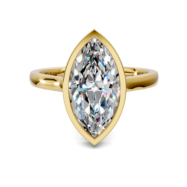 Jazmin Bezel Halo Ring
