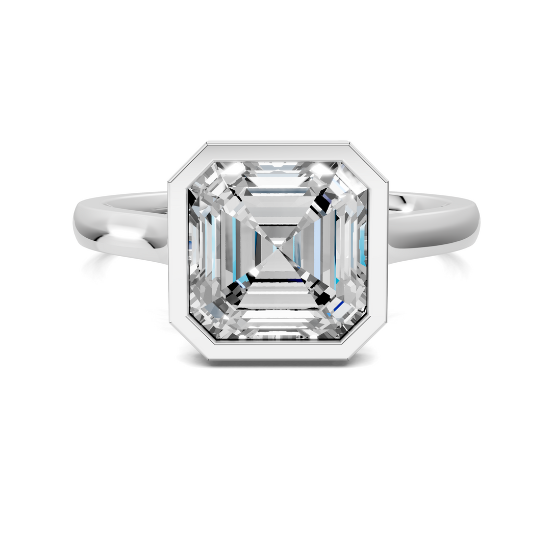 Jazmin Bezel Halo Ring