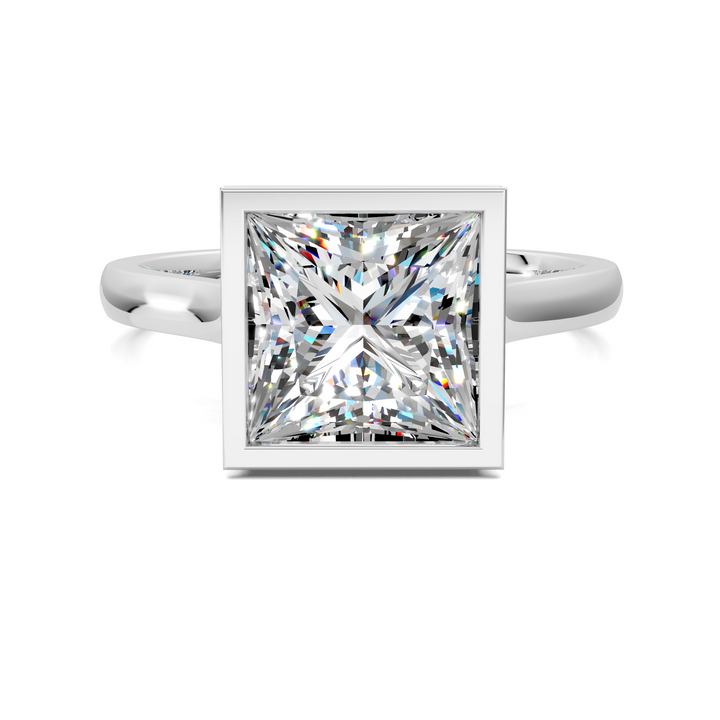 Jazmin Bezel Halo Ring