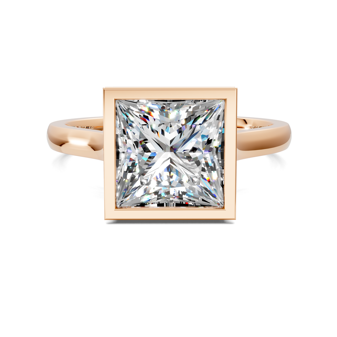 Jazmin Bezel Halo Ring