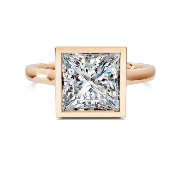Jazmin Bezel Halo Ring