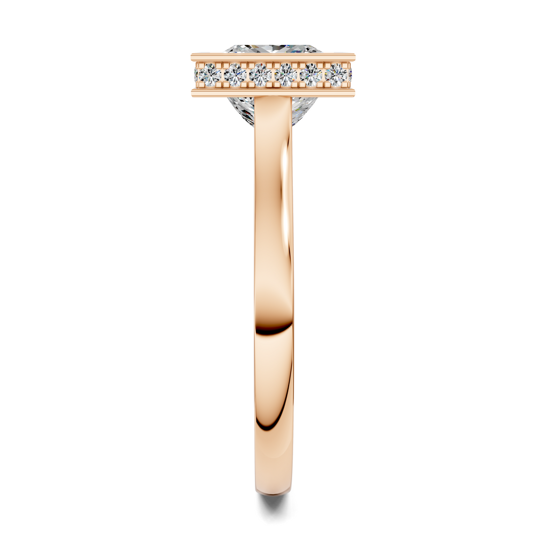 Jazmin Bezel Halo Ring