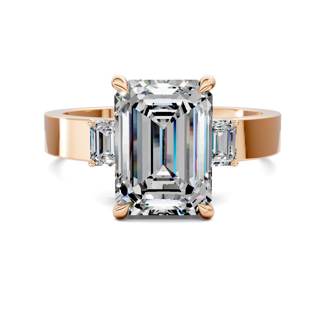 Brandy Three Stone Ring