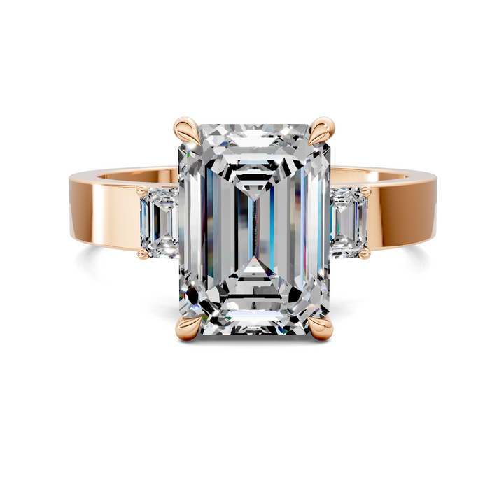 Brandy Three Stone Ring