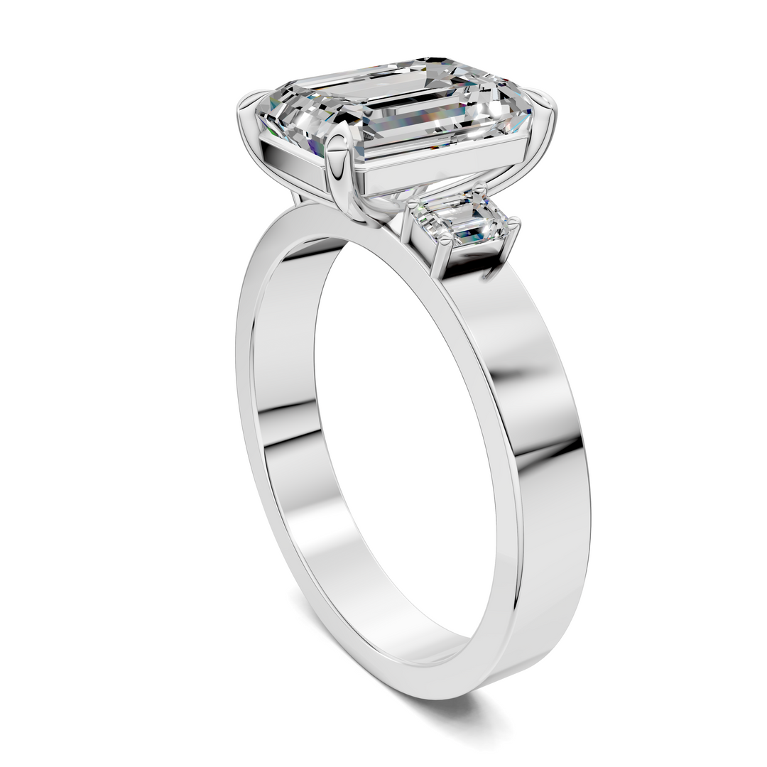 Brandy Three Stone Ring